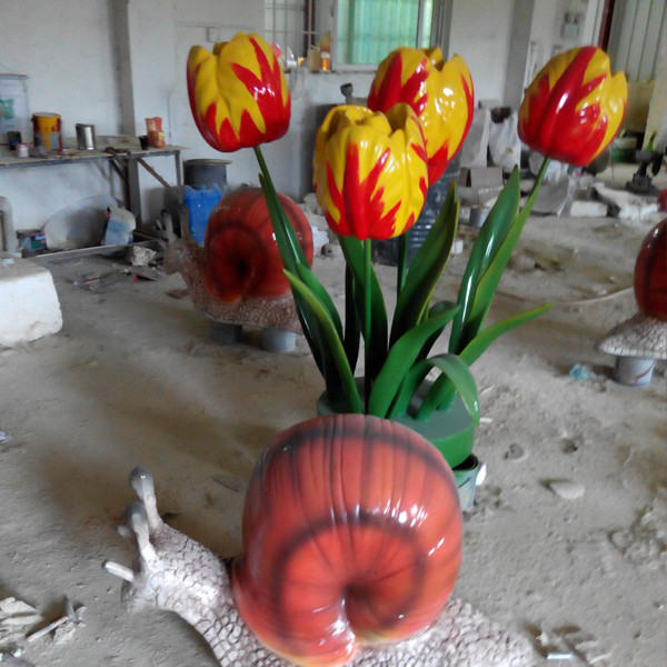122thcanton fair customize size fiberglass large lotus flower model as decoration statue in garden /square / shop/ mall