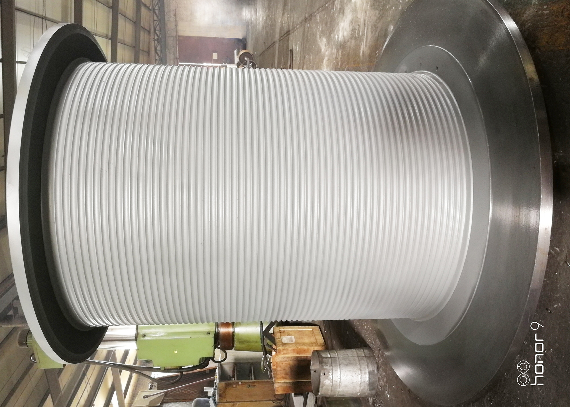 Muiti Layer Winch Drum , Cable Winding Drum Customized Cabon Steel
