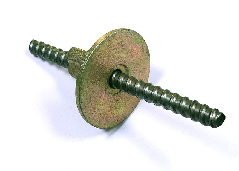 Yellow Construction Formwork Accessories Tie Rod Disc Anchor Nut