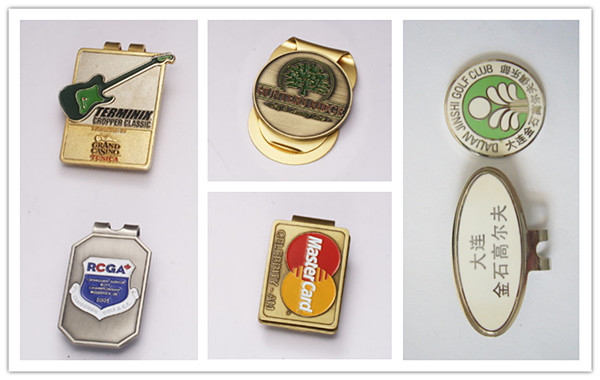 Custom Design Sport Golf Set Ball Marker And Hat Clip