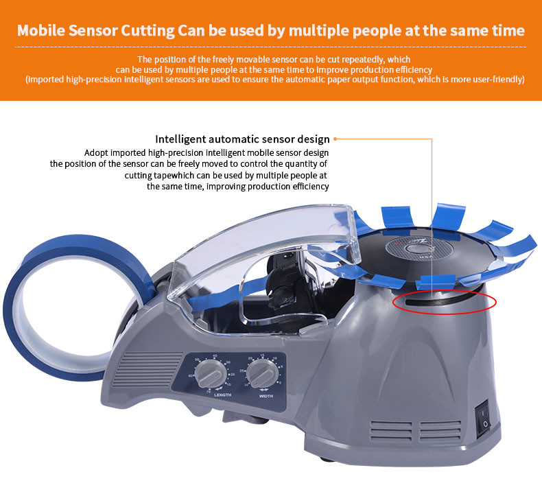 110V Turntable Tape Dispenser Automatic Packing Tape Dispenser For Office