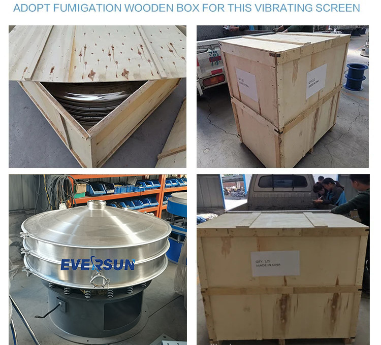 Accurate Carbon Steel Vibratory Sifter Separator For Precise Screening 1-500 Mesh