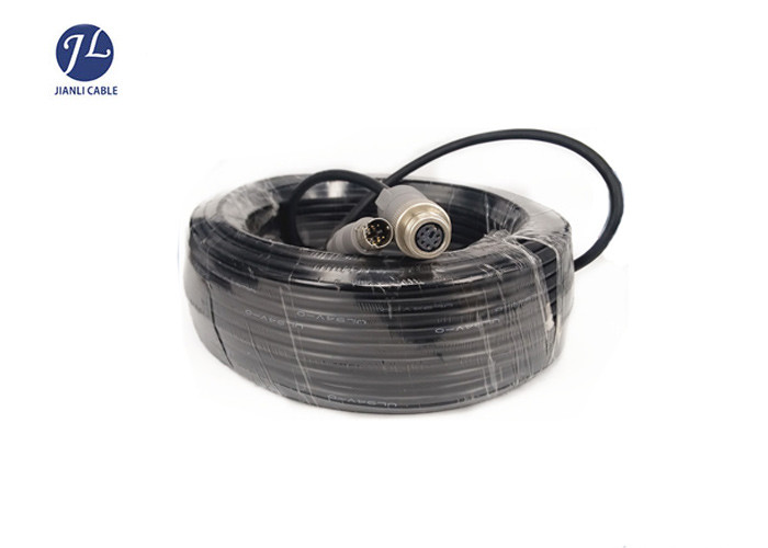Backup Camera 6 Pin S-Video Mini Din Cable With PVC Outside Jacket , Copper Material