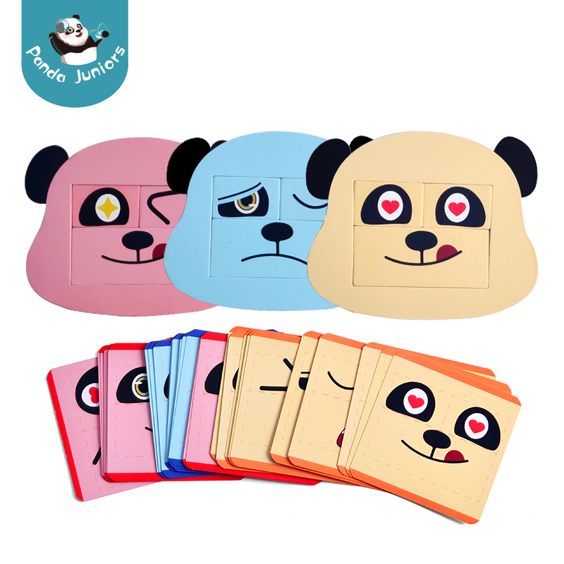Mixing Matching Facial Expression Puzzle 54 Pieces for Kids 2 Years and Up