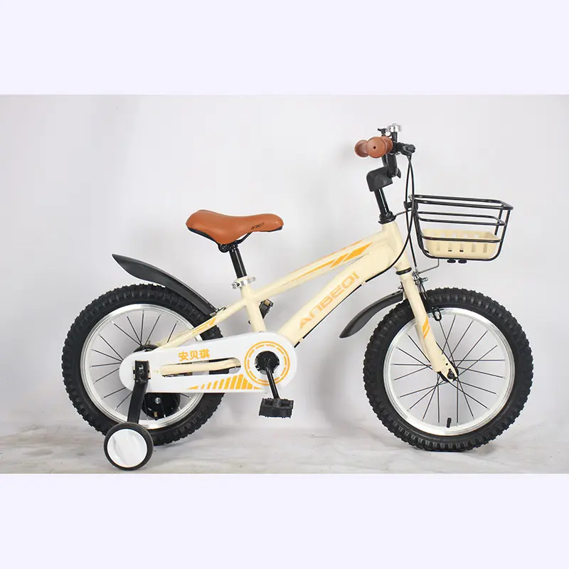 Single Speed Aluminum Alloy 16 Inch Pedal Bike With Training Wheels