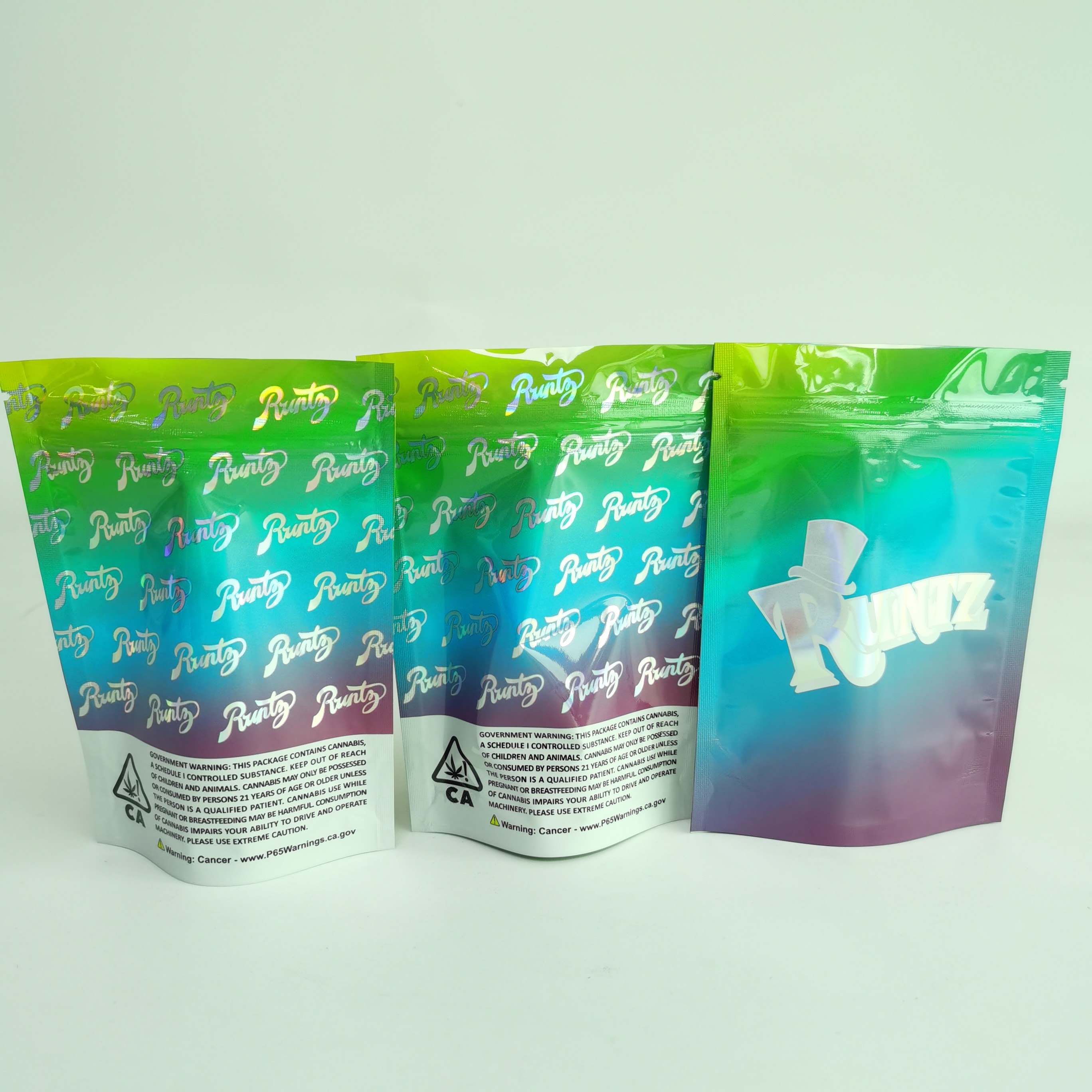 CBD Packaging Bag Hamp Flower Packaging Bag Black Mylar Cookies Bag