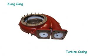 China ABB Martine Turbo Exhaust Housing TPS Series Turbine Casing Two Hole on sale