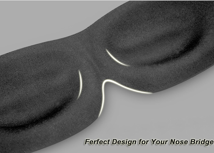 Polyester Foam 3D Sleeping Eye Mask Adjustable Sleep Mask