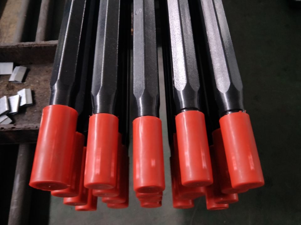 Threaded Drill Rod Threaded Extension Rod With 1220 - 3660mm Length For Mining