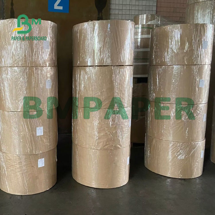 300g + 15g PE Coating Food Grade Wrapping Brown Kraft Paper For Packaging