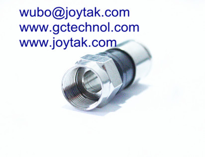 F Compression Connector coaxial connector for RG59 universal Coax Cable 