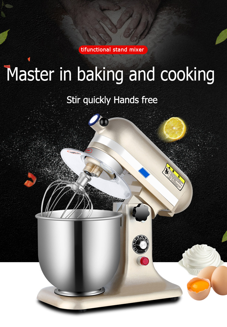 22KG Stainless Steel Multiple Color Spiral Kitchen Dough Mixer for Bread Beverage