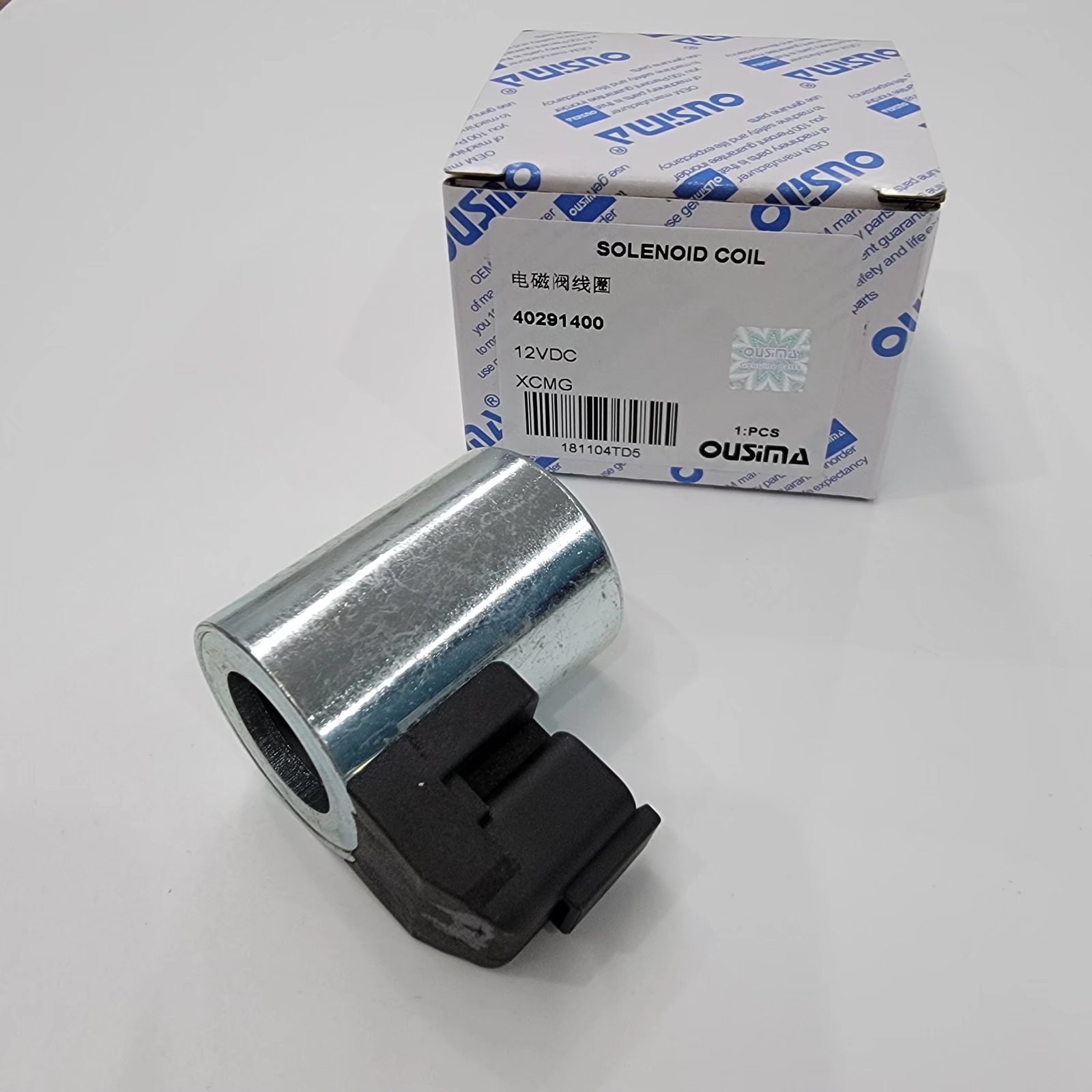40291400 12 Volt Hydraulic Solenoid Coil , XCMG Excavator Parts
