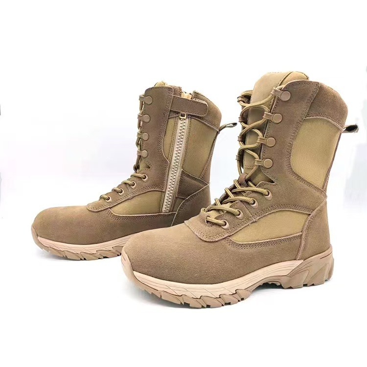 Hiking Working Boots Extra Large Boots High Top Combat Footwear Breathable