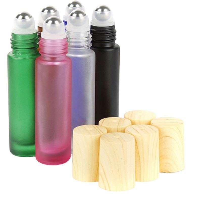 10ml Transparent Essential Oil Bottle Hot Stamping Custom Roller Bottles