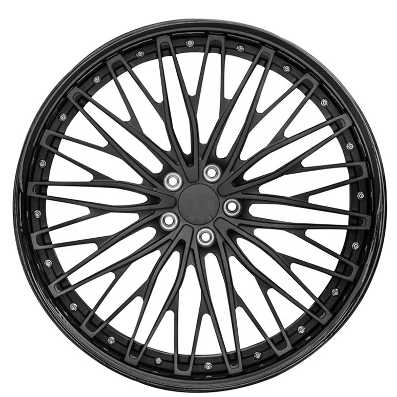 18 inch car wheels black bronze brush forged car rim PCD 5x120 forged car wheels