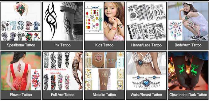 Bride temporary gold tattoo