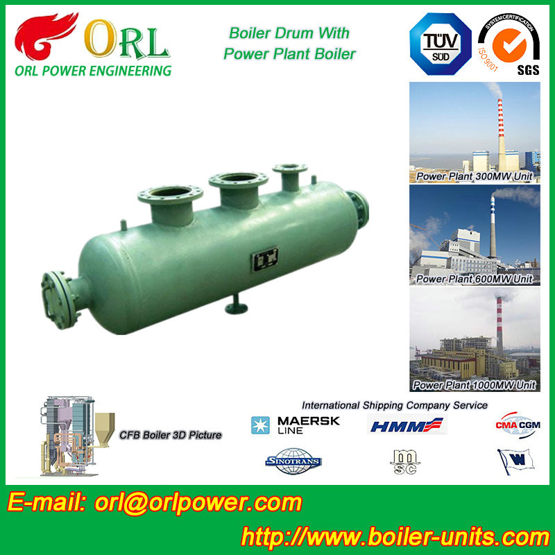 Chain Grate Boiler Drum / Drum Boiler High Capacity with Energy Saving