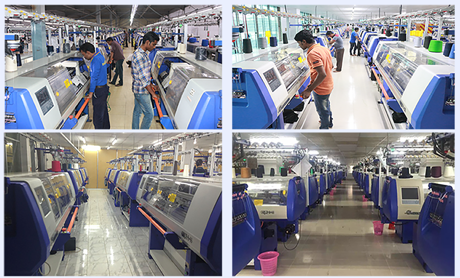 Single Phase Flat 12G Scarf Knitting Machine