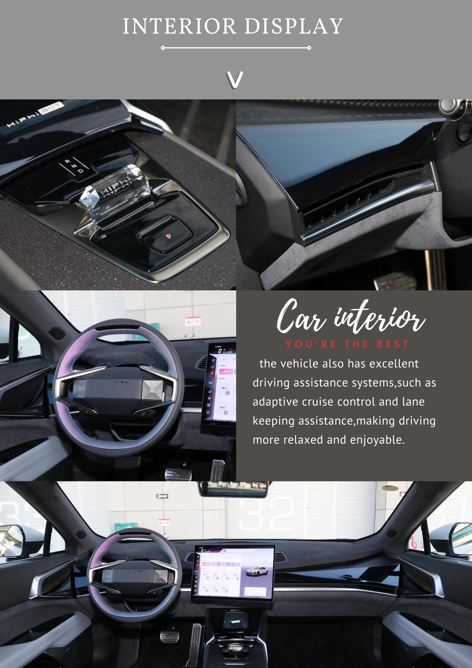 Experience the Power of Hiphi X Sedan Racing 4WD SUV with 200-300Nm Maximum Torque