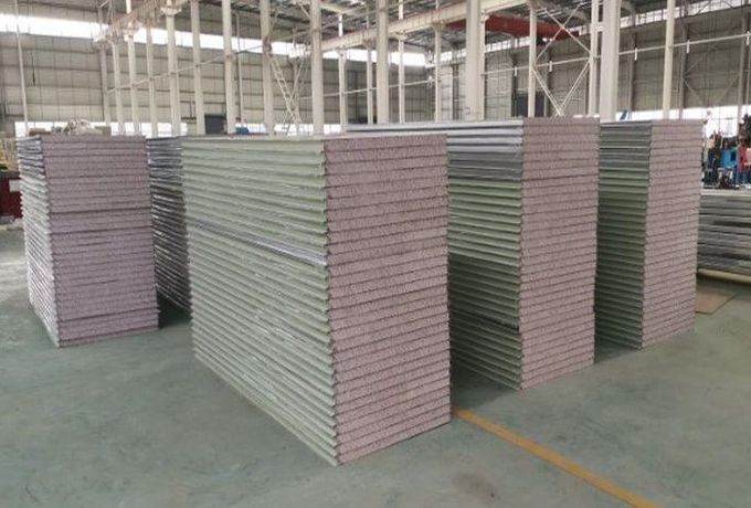 High Density Heat Insulating Fireproof EPS Propor Sandwich Panel 4