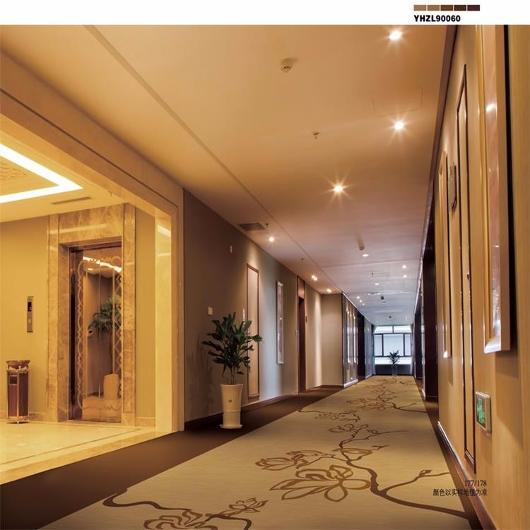 Elegant grey white flower nylon corridor carpet ,Axminster passage carpet