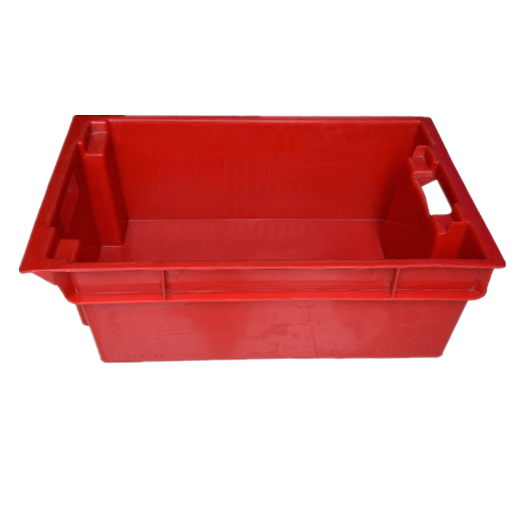 Cheap stacked and nested food grade meat plastic container box