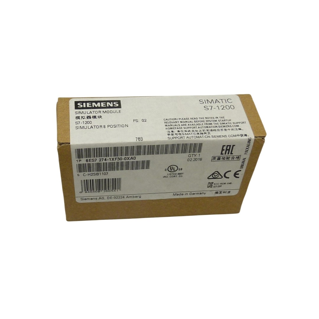 SIMENENS Simatic Simulator Net 6ES7274-1XF30-0XA0 1214C/1211C 8 Position