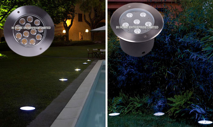 RGB Four Sides IP 65 Led Underground Light Garden Step Lighting