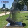 Buy cheap 150cm Forged Metal Sculpture Vanishing Modern Figure Sculpture from wholesalers