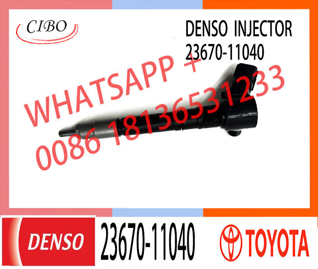 Common Rail Fuel Injector 23670-11040 for densos toyota 2GD Hilux 23670-19065