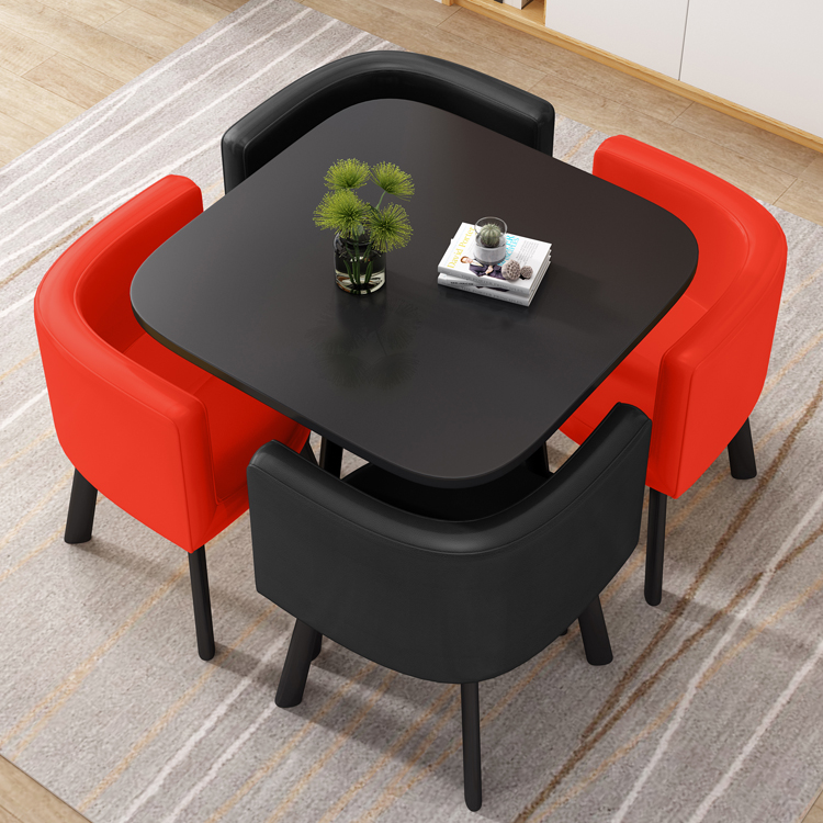 Black Square Dining Table Seats 4 Small Square Kitchen Table With 4 Chairs