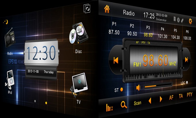 Autoradio bluetooth PIP GPS iPod USB SD for Universal car DVD OCB-6952