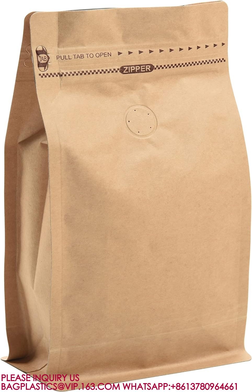 Degassing Pouch Bags With Valve, Food Storage Bags With Rsealable Zipper & Easy Open Tape