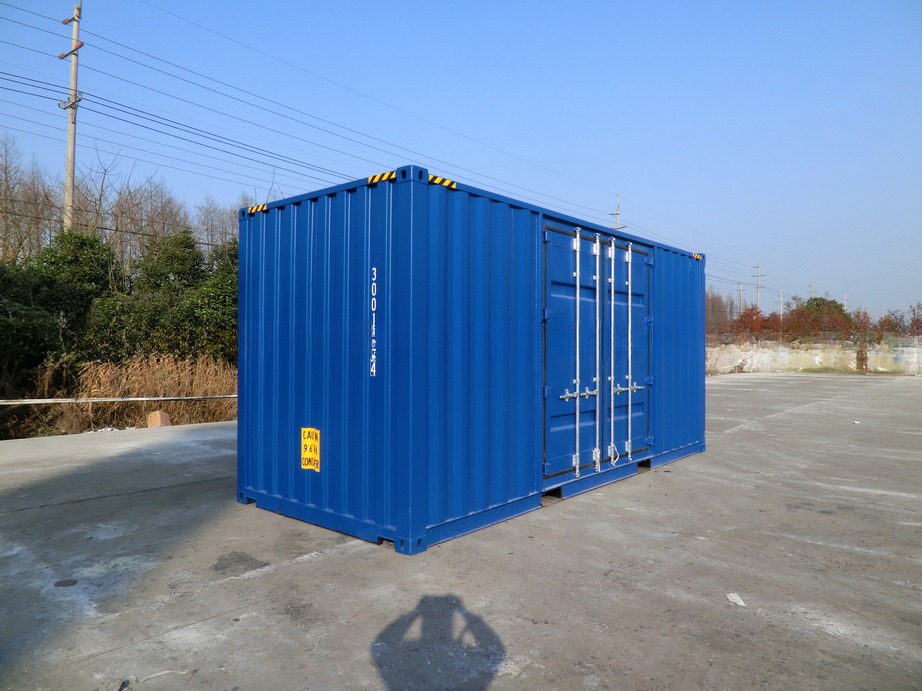 20ft High Cube Side Opening Shipping Container with One Open Side Door External Dimensions 6.058 x 2.438 x 2.896 M
