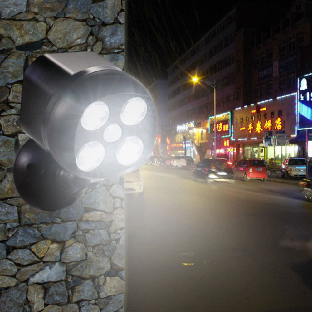 450Lms Outdoor Wireless Security Lights Battery Powered