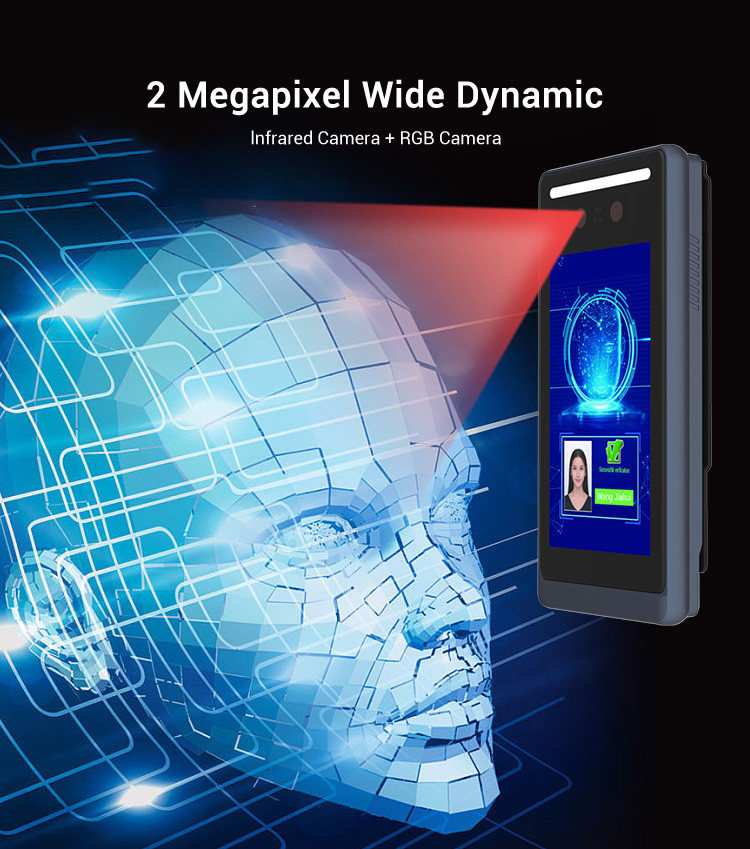 1.2GHz OEM SDK Face Recognition Access Control LINUX 5inch Multi Language