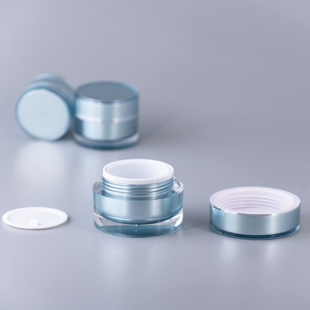 Eco Friendly Portable Containers 5ml 10g 20g Face Cream Jar Traveling Plastic Pot Jars for UV Nail Gel Cosmetic Packaging