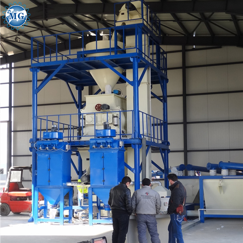 10T / H Dry Mortar Plant Wall Putty Ceramic Tile Adhesive Mixing Machine