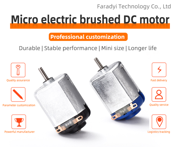 Faradyi Dc 3v Mini Geared Motor 17000-18000r/min Car 3 V High Speed Brush Small Electric Mini Micro Dc Toy Motor Low Voltage /