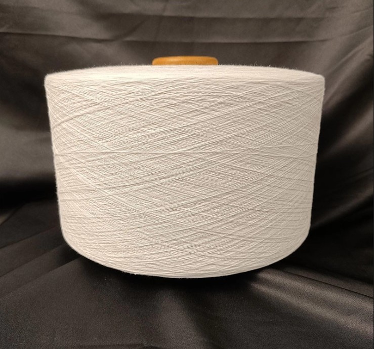 Ne 6/1 8/1 10/1 Optical White / Raw White Regenerated Cotton Yarn For Knitting Gloves
