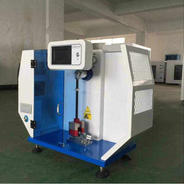 220V 50HZ 0.1KW Plastic Testing Equipment , 180 Izod Pendulum Impact Tester