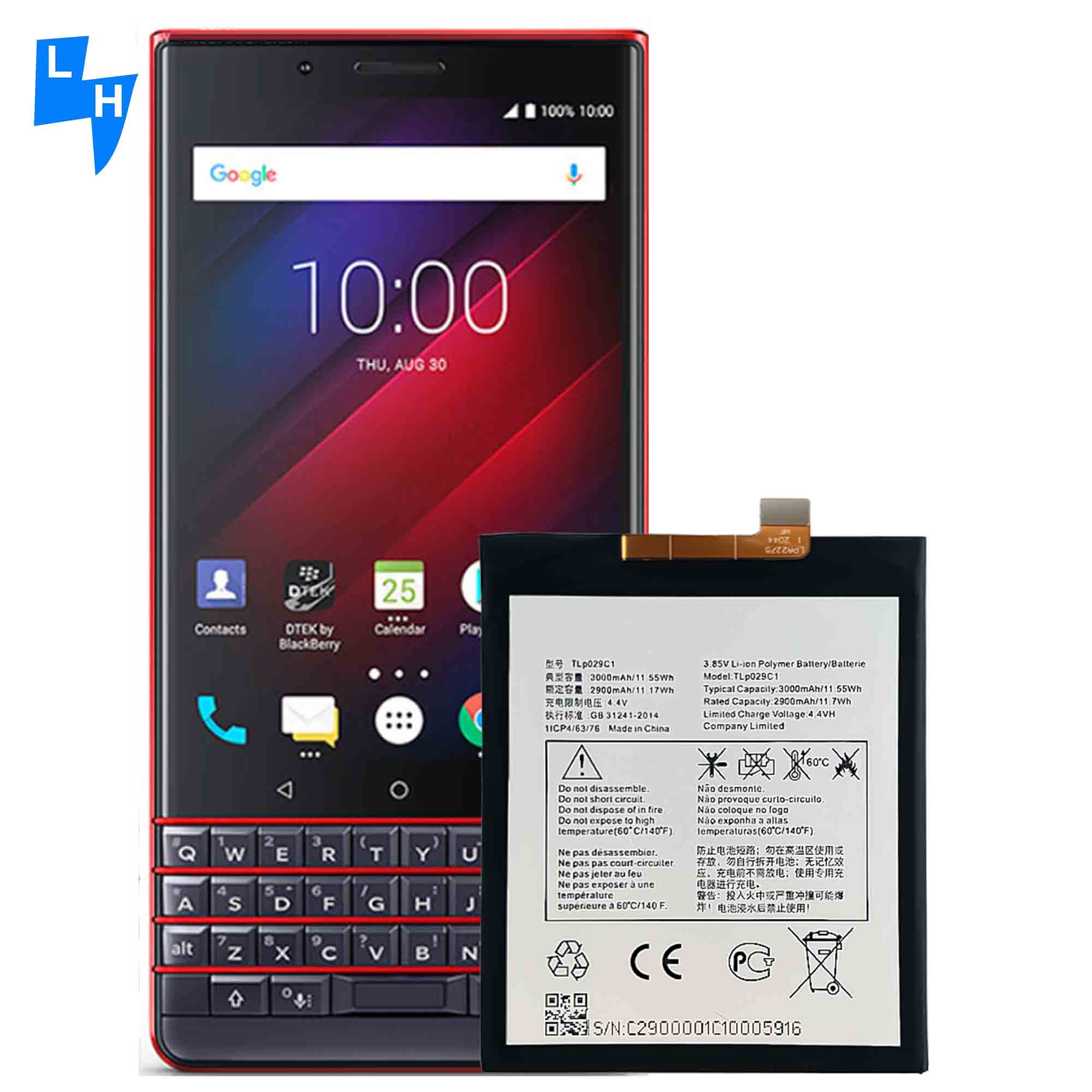 3000mAh TLp029C1 Battery for Alcatel A30 5049Z REVVL Mobile Phone System Model 5099