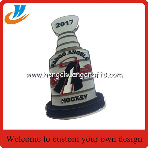 Custom company logo design badge pin with button pin pantone color