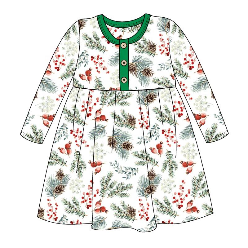 Wholesale Boutique Newborn Xmas Romper Pant Headband Hat 7pcs Outfits Infant Christmas Clothing Set Baby Clothes