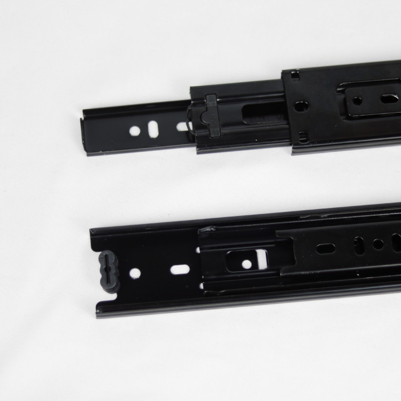 45mm Zinc Telescopic Channel Drawer Ball Bearing Slide