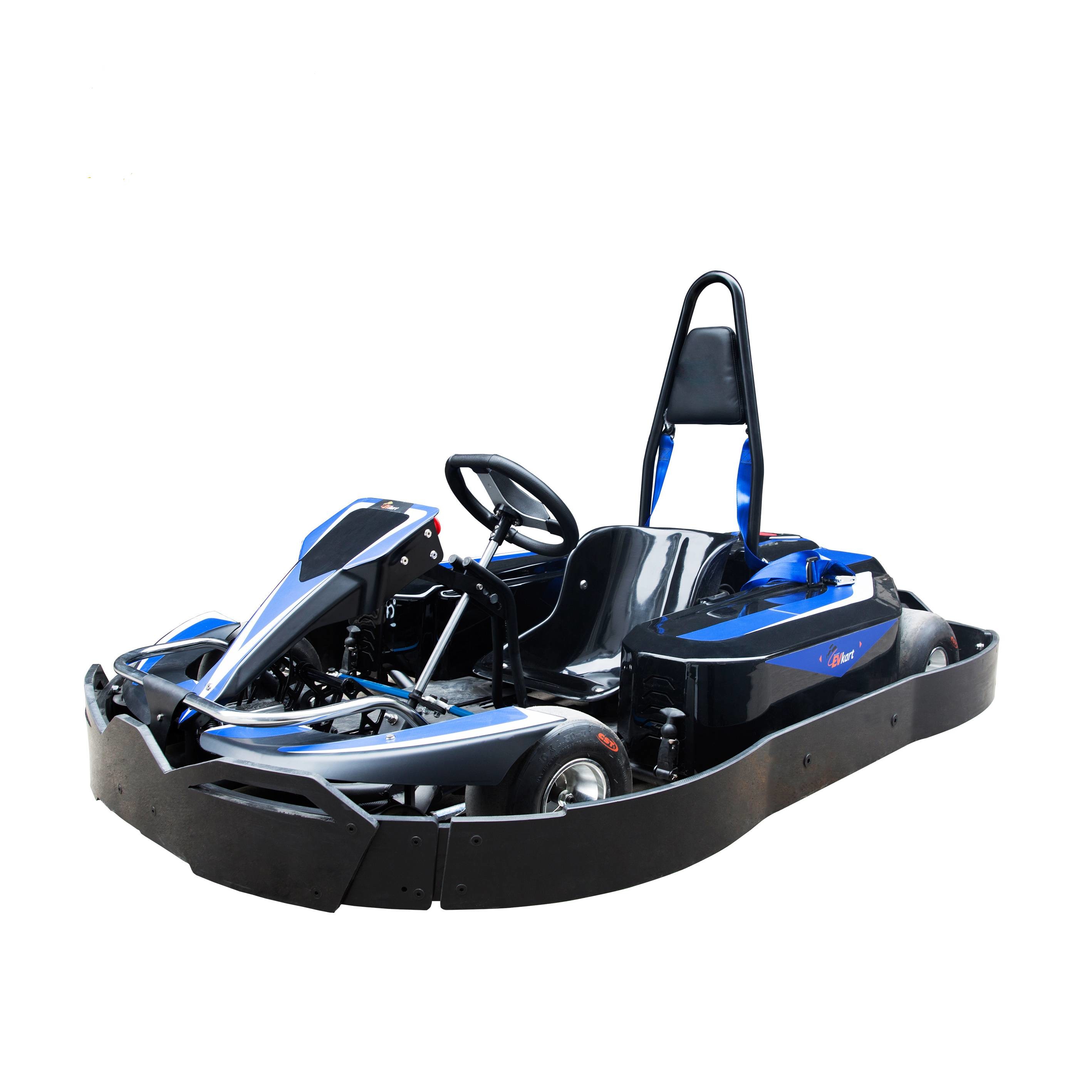 ISO9001 36 Volt Amusement Park Go Kart With 5 Inches Hub