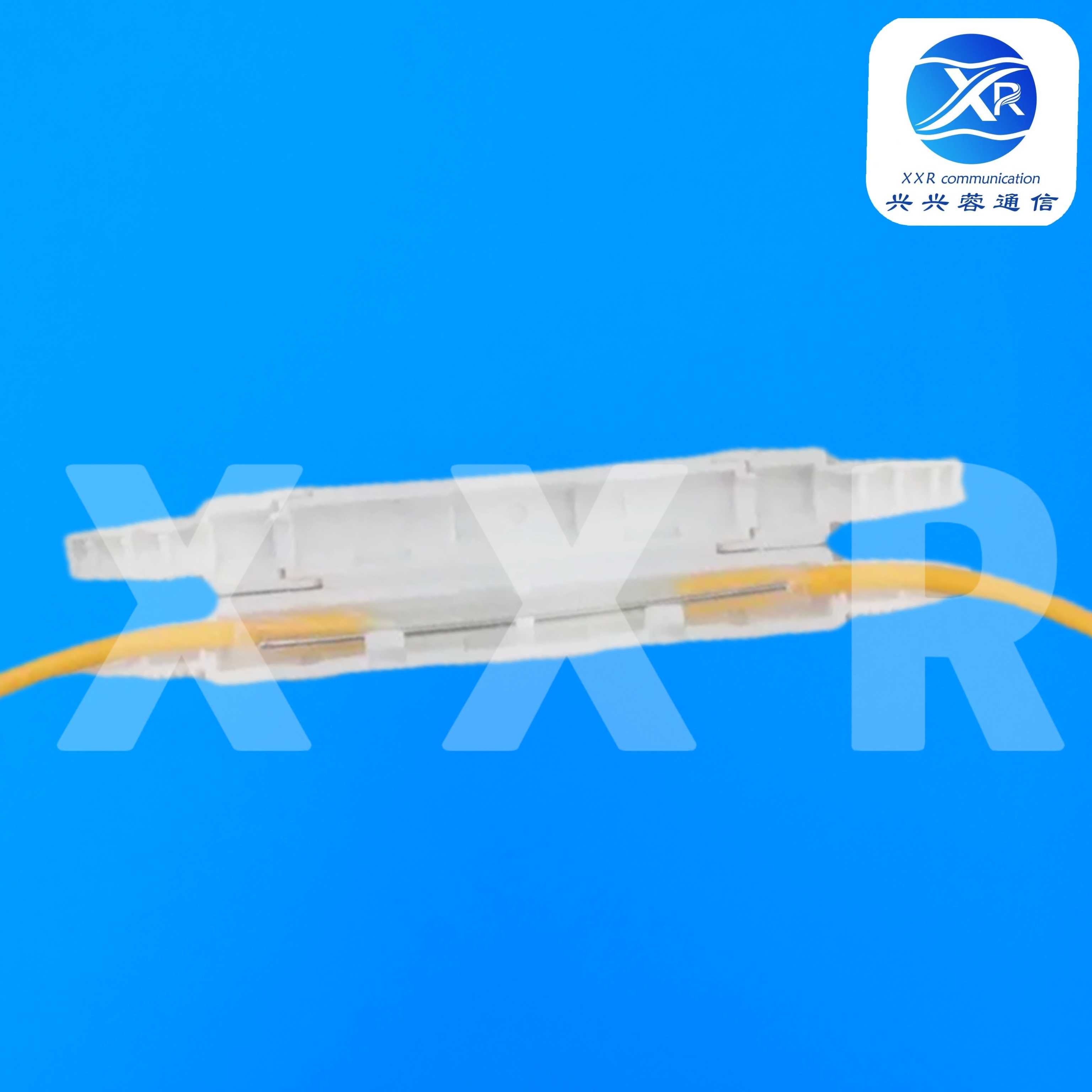 White FTTH Fiber Optic Fusion Protection Round Box For Drop Cable Optic Fiber Fused