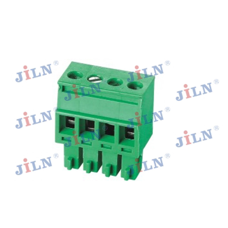 Industrial Pluggable Brass Terminal Block High Accuracy Long Lifespan