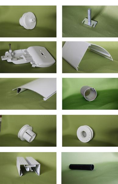 Polyester Retractable Roof Awning Remote Control Aluminum Retractable Awning Conservatory